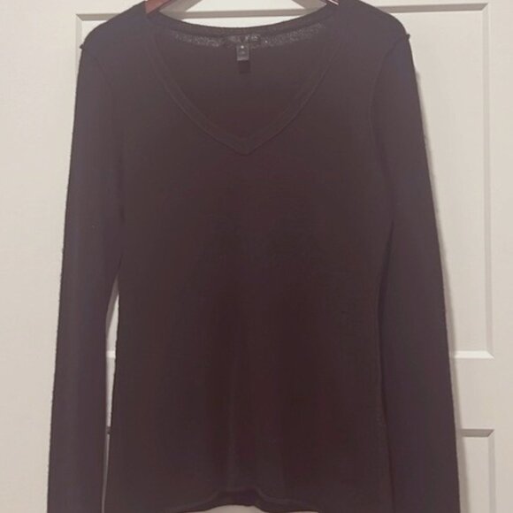 Black  Cashmere Sweater - Picture 1 of 3